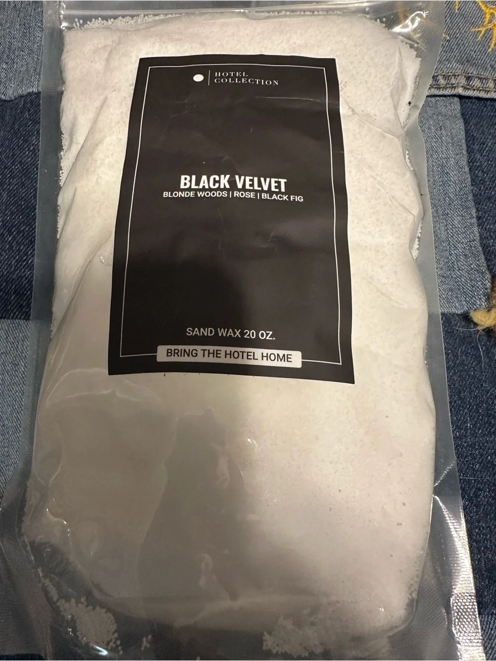 Arora360 Hotel Collection Sand Wax Candle Set - Black Velvet